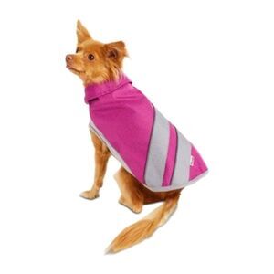 Pink WATER-RESISTANT Reflective Dog Jacket, Good2Go raincoat, Large, NWT
